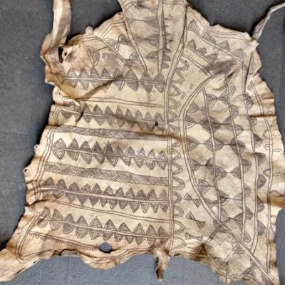 Goatskin loincloth worn by Mursi-women. Omo-valley, Southern-Ethiopia.